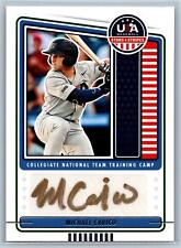 Michael Carico 2023 Panini Stars & Stripes National Team Signatures AU #CNTC-MC