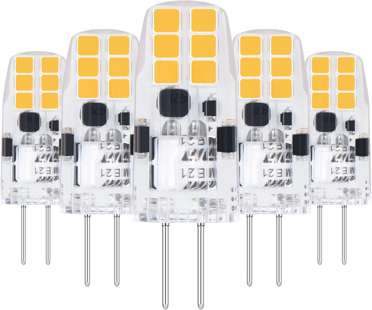 G4 LED Bulb, G4 LED Light Bulb 1.5W JC Bi Pin Base Bulb (20W Halogen Bulb Equiva