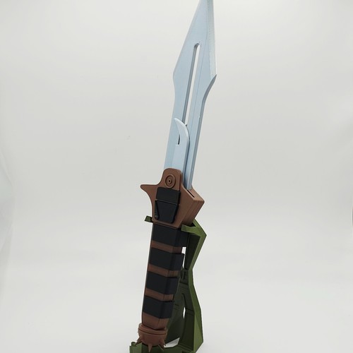 Replica coltello Star Trek Klingon D'k Tahg - pezzo da esposizione oggetto di scena cosplay stampato in 3D - Foto 5 di 10