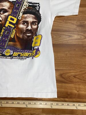 Chemise Vintage NBA - Los Angeles Lakers Années 2000 - Kobe Bryant & Shaq - Taille L Homme
