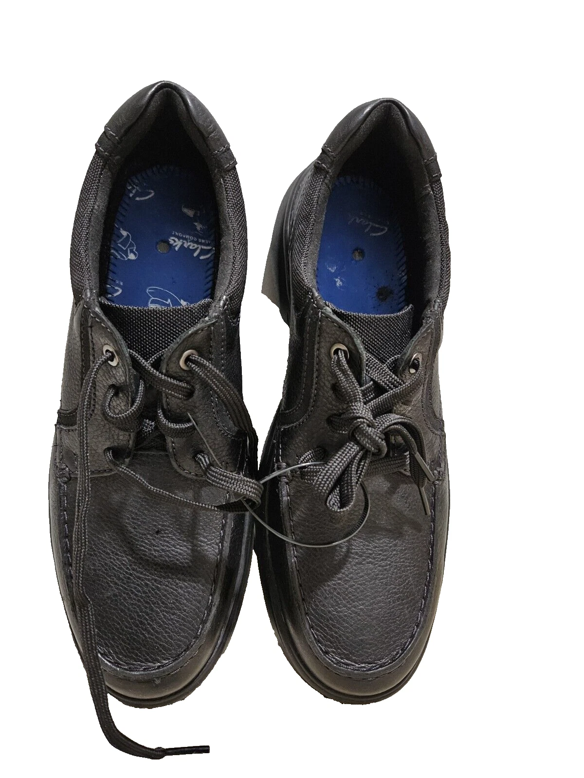 CLARKS Scarpe eleganti Clark's Extreme Comfort da uomo in pelle nera Taglia: 10 (US)