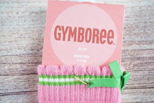 Gymboree Vintage Frühling Spaß 3T Mädchen grün gestreifte Kleider, gepunktete Socken Set Neu mit Etikett - Bild 10 von 10