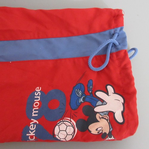 Disney Infant Baby Boys Sz 4 Drawstring Pull-on Red Jogger Pants Mickey Mouse - Picture 7 of 7