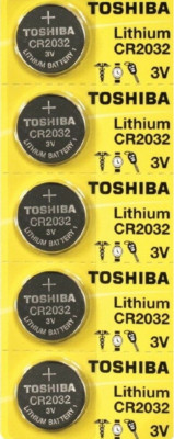5 Pk Toshiba CR2032 Keyless Entry Car Remote Key FOB Battery - Expire 2034