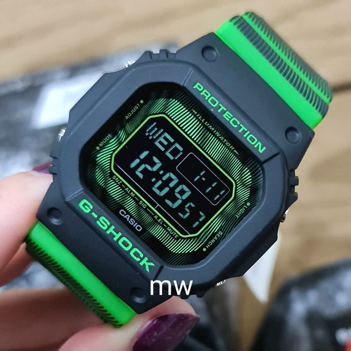 Casio Men's Watch G-shock Digital G Shock DW-5600td-3 DW5600 Dw-5600 Green  200m