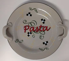 Home & Garden Pasta Serving Bowl 14in With Handles  