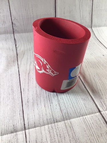 Arkansas Razorbacks Vintage Foam Can Coozie NCAA NEW - Imagen 3 de 8