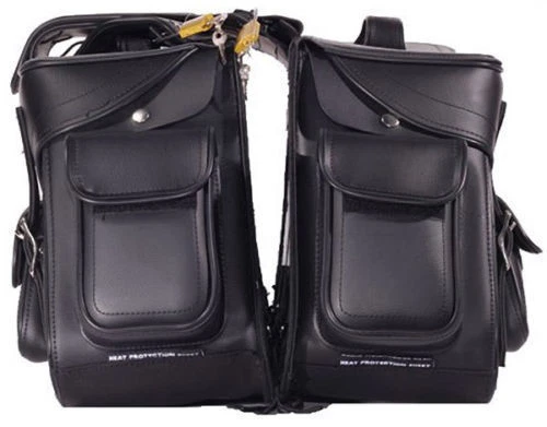 ALFORJAS IMPERMEABLES HONDA SHADOW AERO SPIRIT 750 1100 FÁCIL EXTRACCIÓN 2 PIEZAS EE. UU. Foto 2 de 3