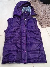 Ladies Urban Diva Gilet Bodywarmer Jacket Size Medium 10-12 Removable Hood