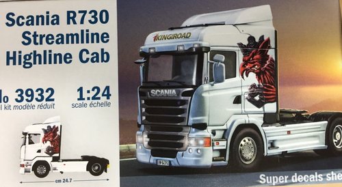 Scania R730 Streamline Highline Cab Italeri 3932 Escala 1/24 - Imagen 5 de 10