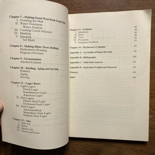 Home Brewing for Americans by David Miller Beer Fermentation Brew Book 1981 D6 - Imagen 5 de 12