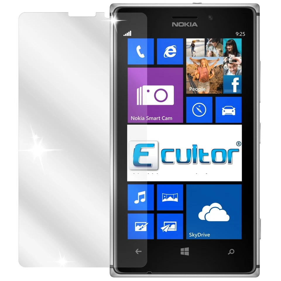 6x Protector Pantalla para Nokia Lumia 925 Protector Cristalino Foto 2 de 4