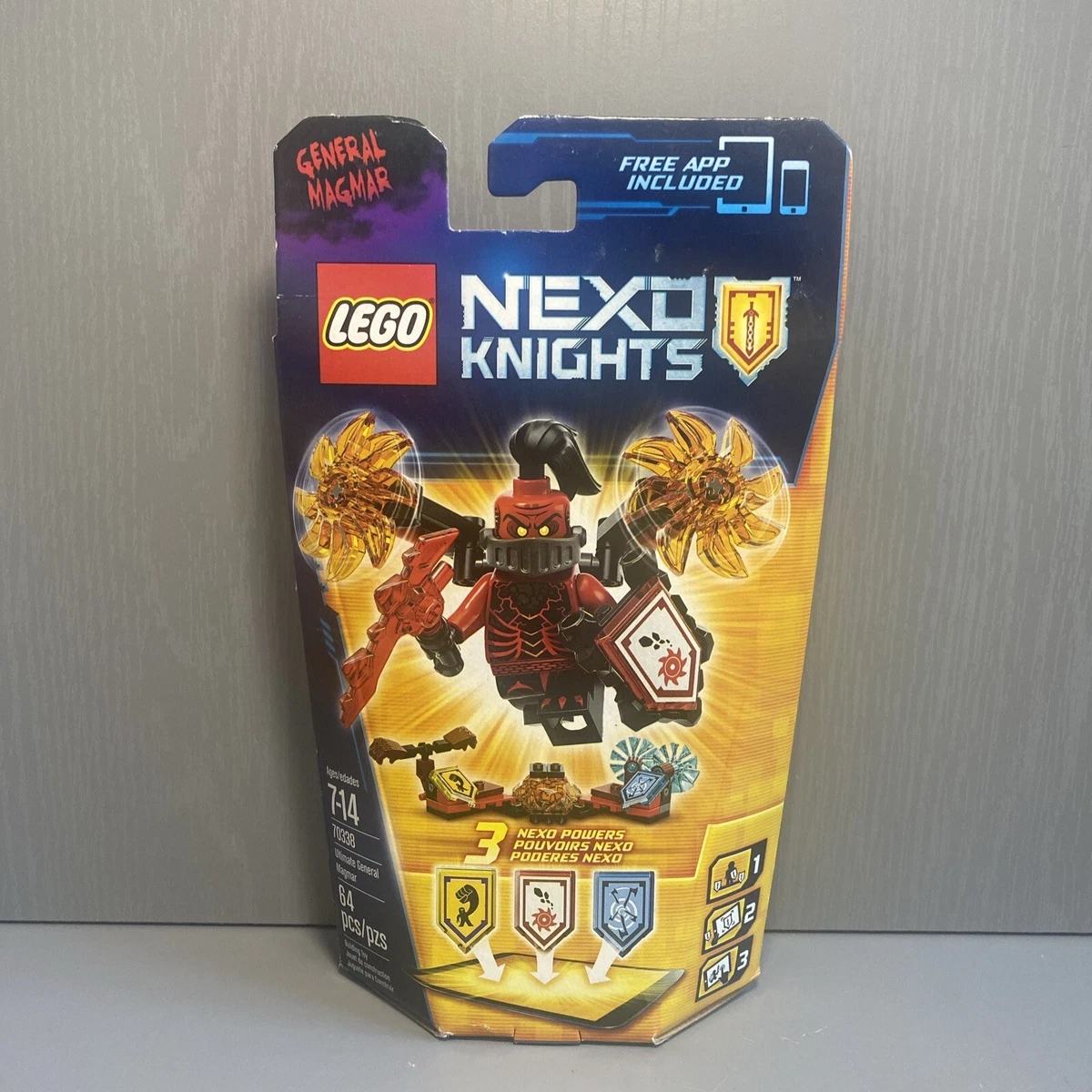 New LEGO NEXO KNIGHTS 70338 Ultimate General Magmar 64pcs eBay