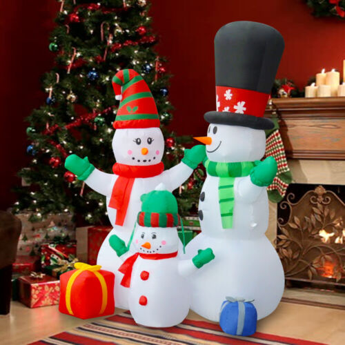 New Inflatable Christmas Santa Airblow Arch Snowman Xmas LED Outdoor Decorations - Picture 20 of 40