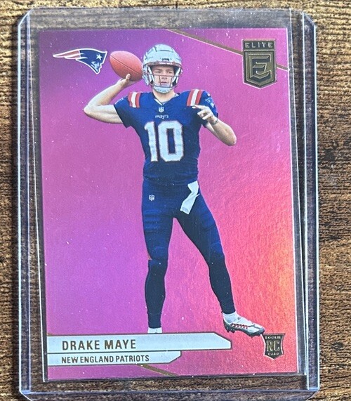 2024 Elite Pink Drake Maye RC