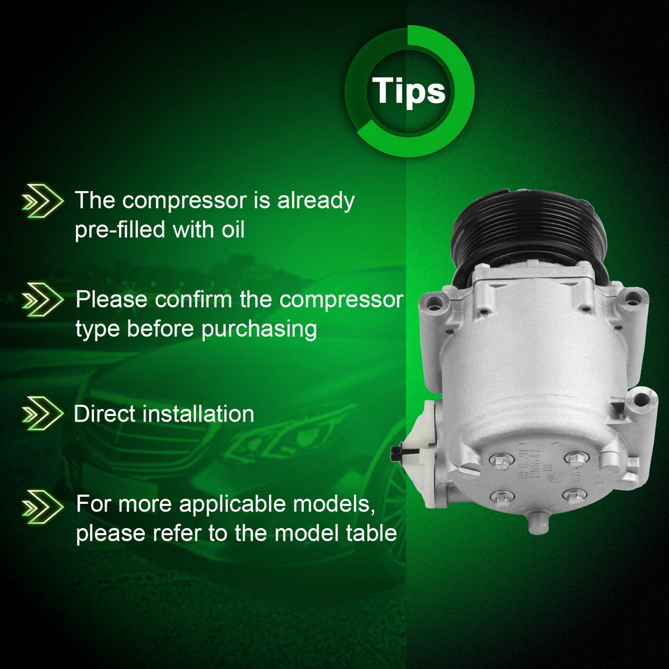 Compresor de aire acondicionado para Ford Explorer 2002 2003 2004 2005 Mercury Mountaineer V6 4,0 L Foto 4 de 4