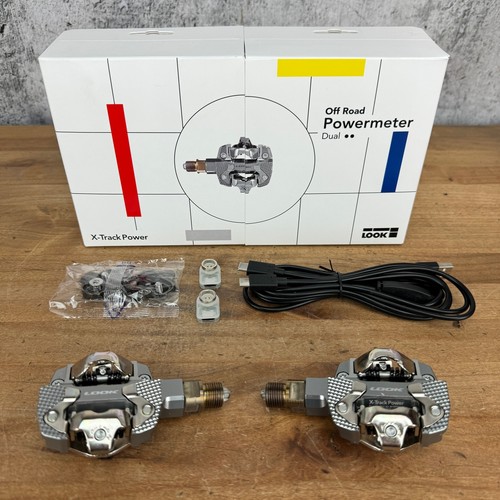 New! Look X-Track Dual Sided Power Meter Mountain Bike Pedals 24136 405g - Picture 3 of 7