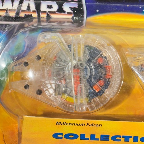 Star Wars Micro Machines X-Ray Fleet Collection III Falcon & Sandcrawler 1995 - Picture 2 of 8