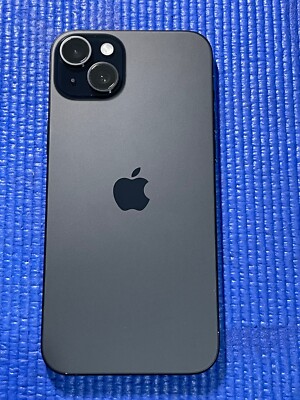 Apple iPhone 15+ plus  128gb black color  Unlocked open box