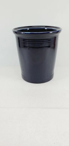 FIESTA large CANISTER utensil CROCK body ONLY cobalt blue NEW no lid