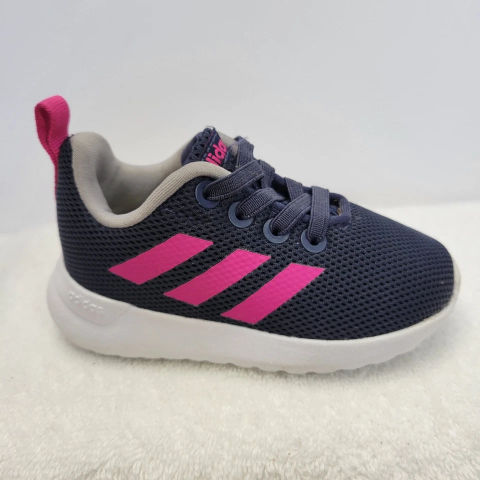 Adidas Bebé Niña Lite Corredor Zapatillas bajas Talla 5K BB7053 Azul/Rosa Foto 4 de 4