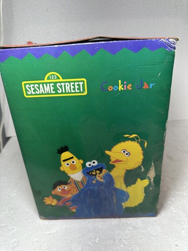 Vintage Sesame Street "Hoopers Store" Cookie Jar Big Bird Bert Ernie Elmo Rosita - Picture 4 of 13
