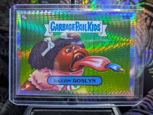 2022 Topps Chrome Garbage Pail Kids #194b Razzin Roslyn PARALLEL REFRACTOR /199 - Picture 1 of 3