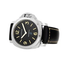 Panerai Luminor Base Logo Acciaio Steel Black Dial 44mm PAM00634 Full Set 3