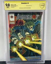 Bloodshot #0 CBCS 9.8! Signed by Bob Layton and Dick Giordano! Valiant Classic!