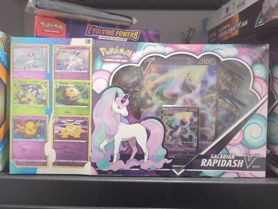 Pokemon Trading Card Game Box Set Galarian Rapidash V Costco Exclusive