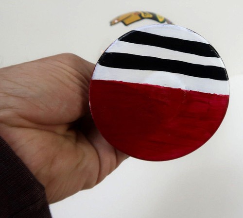 Chicago Blackhawks handbemaltes Weinglas mit Stiel großer schneller Versand! - Bild 6 von 8