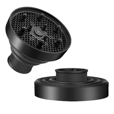 Universal Collapsible Hair Dryer Diffuser Attachment- Salon Grade Tool,Lightweig