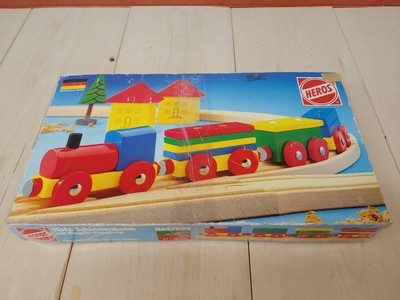 heros wooden train set