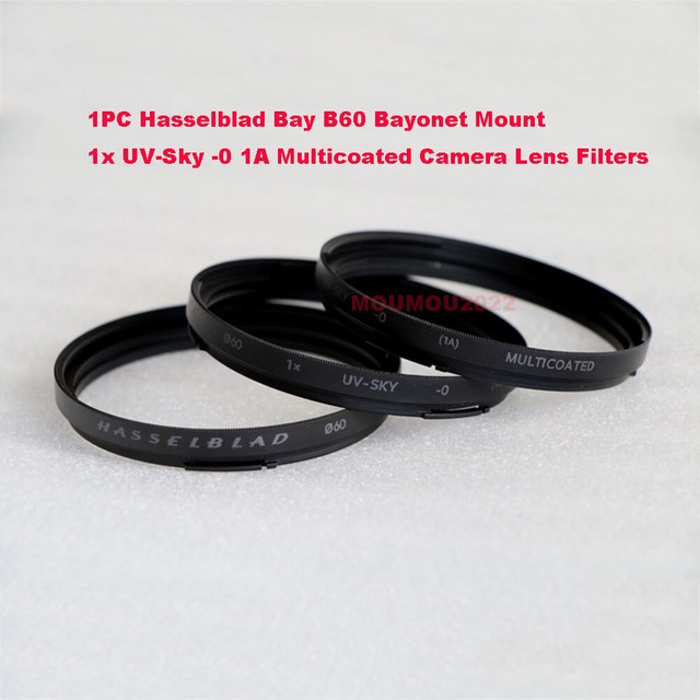 Hasselblad Bay B60 Bayonet Mount 1x UV-Sky -0 1A Multicoated Camera Lens Filters Hasselblad Bay B60 Bayonet Mount 1x UV-Sky -0 1A Multicoated Camera Lens Filters