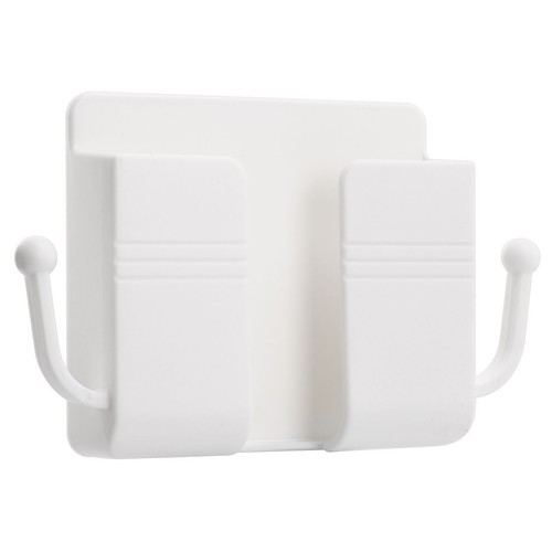Wall Mounted Organizer Storage Rack Remote Control Holder Phone Charging Bracket - Picture 14 of 14