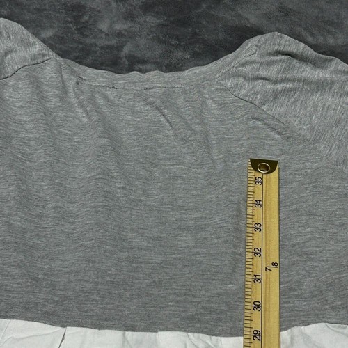 O'Neill Women's Short Sleeve Hi-Low Tunic Dress Gray White Size M Cotton Blend - Picture 5 of 9