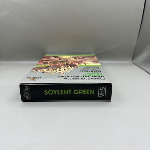 Soylent Green Edward G Robinson VHS Big Box 1973 Sci Fi Cult Classic - Foto 6 di 7