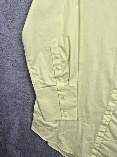 Chico's Womens Yellow Green Front Pockets 3/4 Sleeves Button Up Shirts Sz 3/XL - Picture 5 of 7