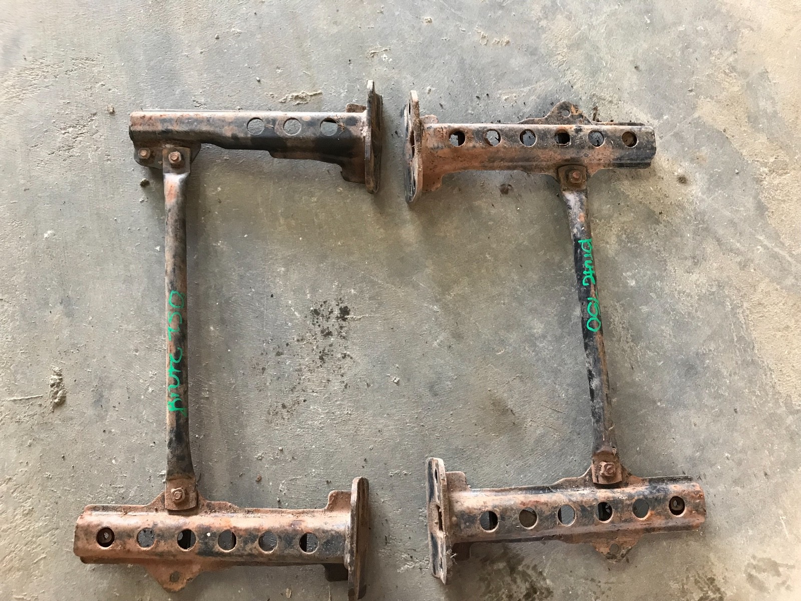 2009 kawasaki brute force 750 750i, running board footwell supports eBay