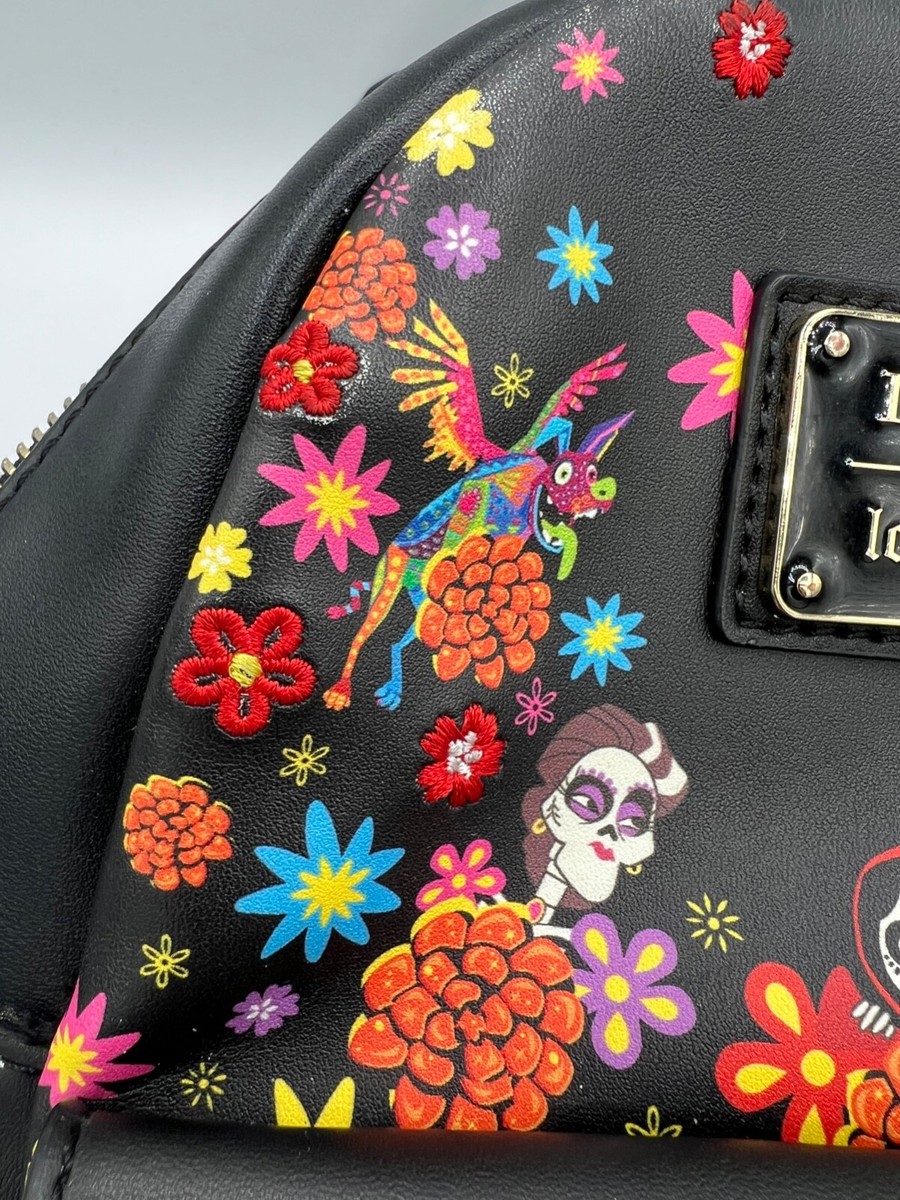 Loungefly Disney Pixar Coco Remember Me Mini Backpack Disney Loungefly Disney Pixar Coco Remember Me Mini Backpack Disney
