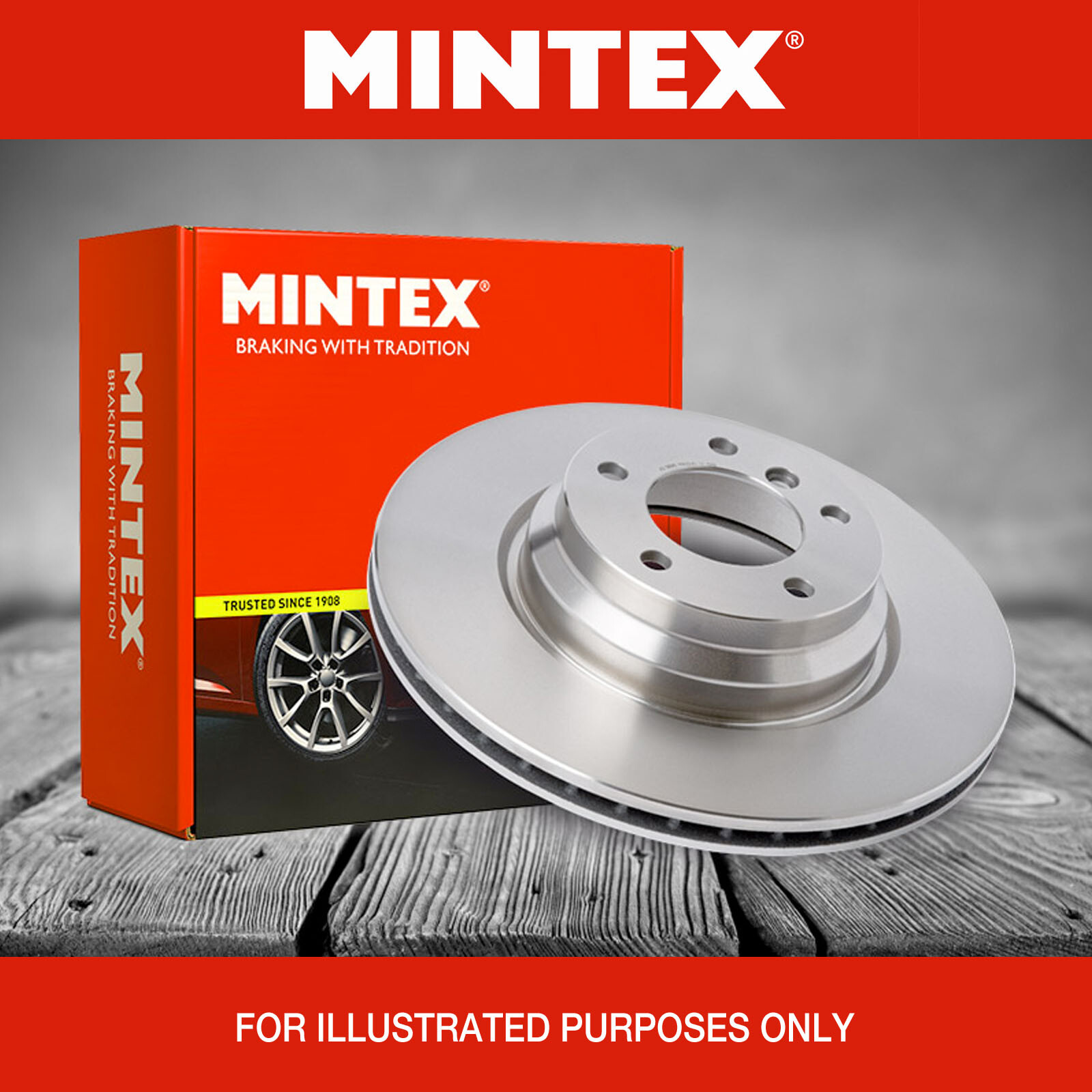 VAUXHALL ASTRA COMBO CORSA MERIVA ZAFIRA MINTEX REAR DISC BRAKES MDC1052 PAIR - Image 2