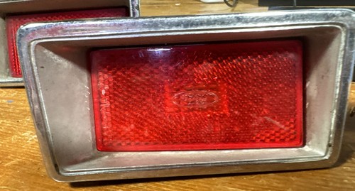 1970 ORIGINAL MUSTANG BOSS QUARTER PANEL SIDE MARKER LIGHTS FASTBACK 390 428 - Picture 3 of 5