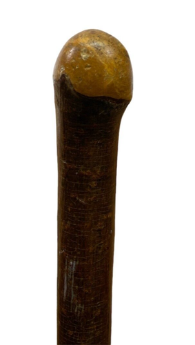 37 inch Black Wooden Shillelagh with Brown Know - Picture 6 of 6