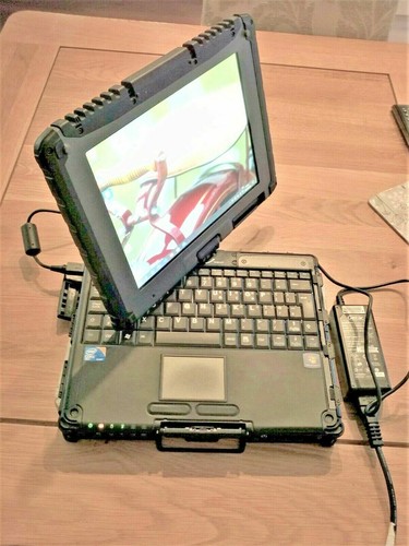 GETAC V100 TOUGHBOOK FULLY RUGGED CORE i7 1.2GHz 8GB RAM 1TB SSD WIN 7 - Picture 3 of 8