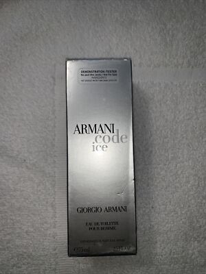 Armani Code Ice By Giorgio Armani men 2.5 oz eau de toilette spray