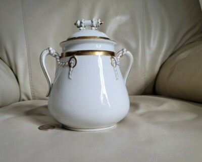 Haviland Limoges Wedding Ring, Cable, Sugar Biscuit Jar H&C L Porcelain Gifts