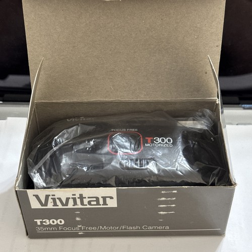 Vivitar T300 Motorized Camera / Flash - Focus Free~New In Box - Picture 5 of 11