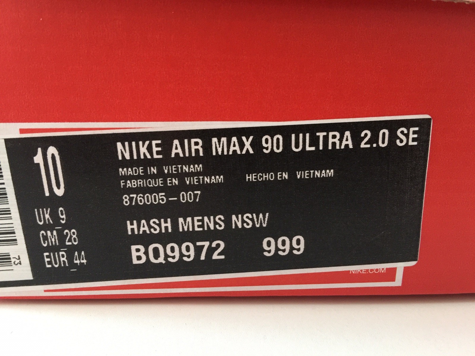 NIKE AIR MAX 90 ULTRA 2.0 SE SE SE BRAND NEW IN BOX TRUSTED SELLER GENUINE ITEM 610579 NIKE AIR MAX 90 ULTRA 2.0 SE SE SE BRAND NEW IN BOX TRUSTED SELLER GENUINE ITEM 610579