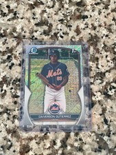 2023 Bowman Chrome 1st Mega Mojo Refractor Daiverson Gutierrez New York Mets SSP