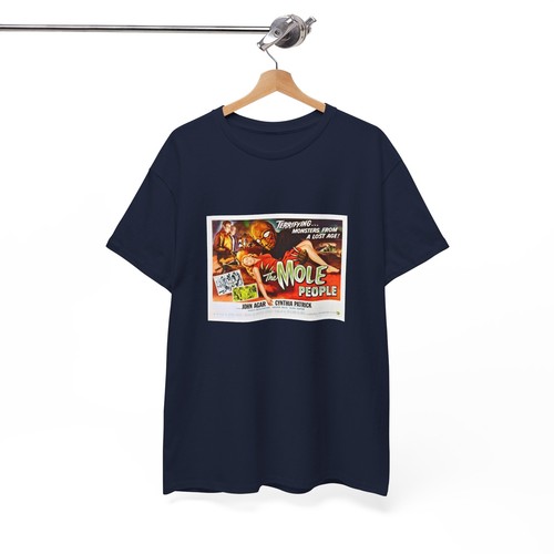"The Mole People" (1956) Vintage Sci-Fi Adventure Horror Movie Poster T-Shirt - Picture 79 of 109